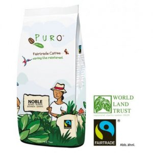 Kafijas pupiņas „Puro Fairtrade Noble“, 1 kg 501372 Puro Coffee Fairtrade Noble
