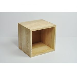 Koka kaste slēgtajam kafijas biezumu traukam "BTB" A025 Square wooden knockout box holder