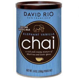 David Rio Elephant Vanilla Chai - chai maisījums ar vaniļu (398 g bundža) AR11006 0 DR EU 14 oz Elephant