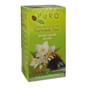 Puro Fairtrade Green Jasmine – zaļā tēja ar jasmīniem (25 gab.) RS5167 RS3270 550270 THEE PURO FT GREEN JASMINE 25 x 2 gr scr