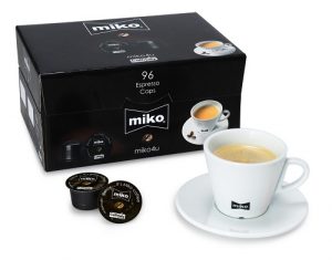 Kafijas kapsulas "Miko Cafe Creme Caffitaly", 96 gab. RS890 527610 527611 Miko Caffital