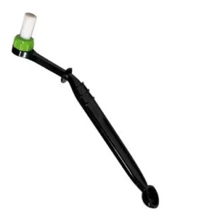 Cafetto Swivel atkārtoti lietojama birste ar maināmiem sariem kafijas automātu grupas tīrīšanai SwivelHeadCleaningBrush1