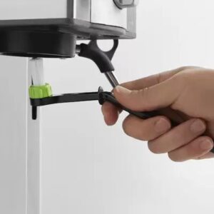 Cafetto Swivel atkārtoti lietojama birste ar maināmiem sariem kafijas automātu grupas tīrīšanai swivel head brush 2