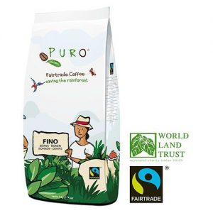 Kafijas pupiņas „Puro Fairtrade Fino“, 1 kg puro fino