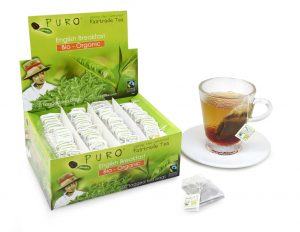 Puro BIO Fairtrade “English Breakfast” – ekoloģiska melnā tēja maisiņos, (100 gab.) RS295 507037 TEA PURO FAIRTR. ORGANIC TAG 100x2g 2013 C scr 1