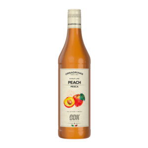 Sīrups kokteiļiem ar persiku garšu Orsa Drinks “Peach”, 0,75l Peach