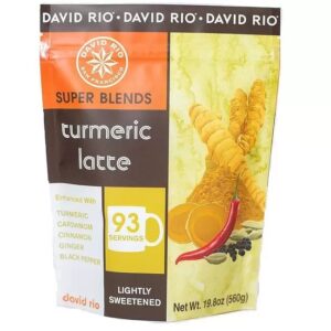 David Rio Hero Blend Tumeric Latte – kurkuma latte maisījums (560 g) Tumeric by David Rio