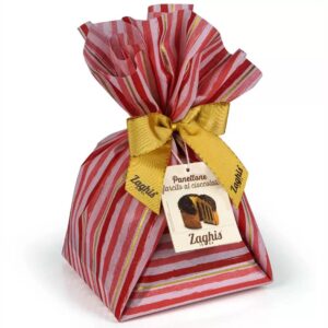 Panettone kūka LUX ar šokolādes krēmu, auduma iepakojumā, 800 g choco1