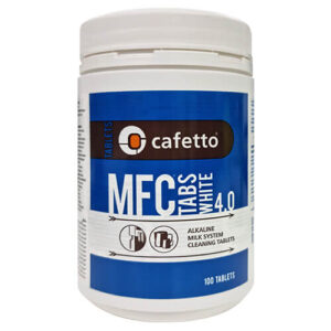 Piena sistēmas tīrīšanas tabletes Cafetto MFC Tabs White
