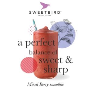 Sweetbird Mixed Berry Smoothie - dažādu ogu smoothie maisījums (1 l) Mixed Berry smoothie