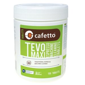 Organiskās tīrīšanas tabletes profesionāliem kafijas automātiem Cafetto "Tevo Maxi" 150 gab. cafetto TEVO MAXI