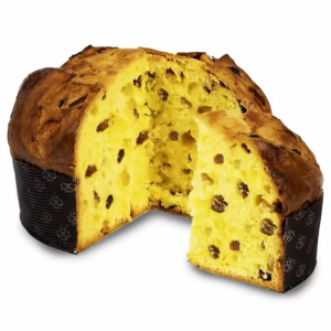 Klasiskā Panettone kūka "Tin Box" metāla kastē, 750 g Klasiska Panettone kuka metala kaste1