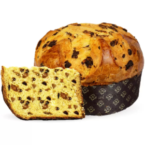 Panettone kūka SCRIGNO ar Williams bumbieriem un Domori šokolādi, 750 g Panettone kuka Scrigno ar bumbieriem un sokoladi1