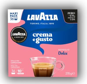 Lavazza A Modo Mio Creme e Gusto Dolce kafijas kapsulas, 36 gab. Lavazza modo dolce1