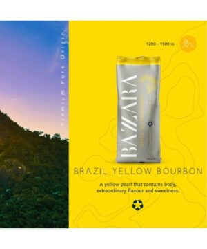 Maltā kafija "Bazzara Brazil Yellow Bourbon", 250 g Bazzara Brazil Yellow Bourbon 250 2